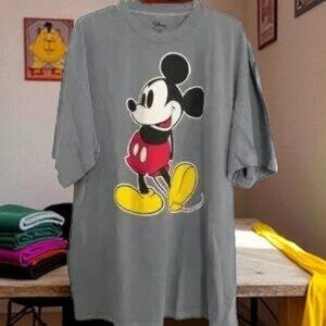 Vintage Original Mickey Mouse T-Shirt Gray XXL